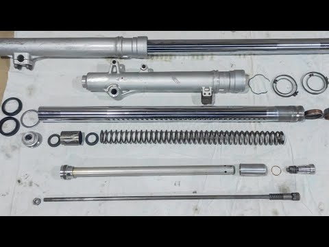 Видео: Ремонт вилки эндуро мотоцикла Yamaha ttr 250 open enduro. Замена направляющих втулок.