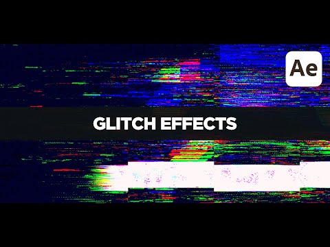 Видео: Интро с Анимацией текста и Glitch Effects в After Effects