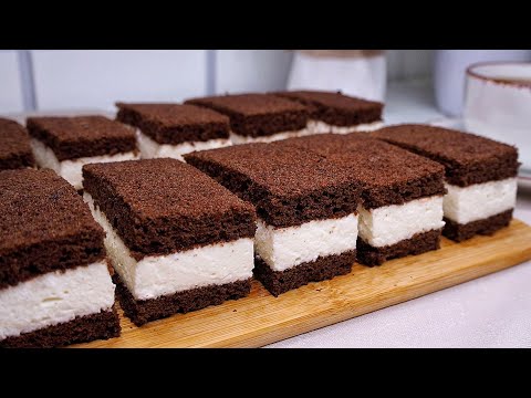 Видео: МОЛОЧНЫЙ ЛОМТИК. ВКУСНЕЕ чем в МАГАЗИНЕ! Нежнейшее пирожное.