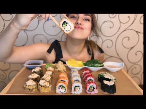 Видео: MUKBANG |РОЛЛЫ от СУШИВЕСЛА| ПРОБУЕМ НОВУЮ ДОСТАВКУ