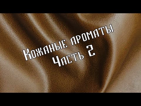 Видео: S10E11  - любимые ароматы с нотой кожи и замши (часть 2)