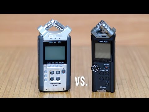 Видео: Рекордеры Zoom H4n и Tascam DR-22WL Подробное сравнение и аудио-тесты