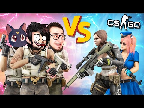 Видео: Парни против девушек, битва 3 на 2 | Кто же победит?! | Counter-Strike: Global Offensive