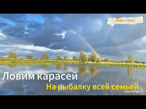 Видео: Ловим карасей осенью. На рыбалку всей семьей. Отличный клев и улов.