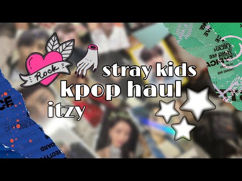 Видео: kpop haul / распаковка карт stray kids / han jisung / itzy yuna