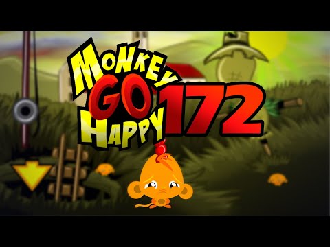 Видео: Игра "Счастливая Обезьянка 172" (Monkey GO Happy 172) - прохождение