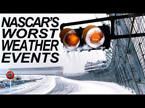 Видео: Худшие погодные моменты NASCAR