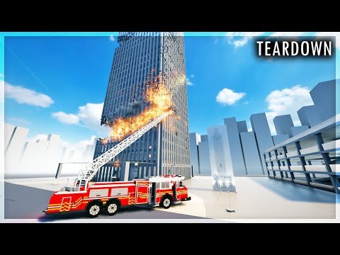 Видео: ГИГАНТСКИЙ ПОЖАР В ОГРОМНОМ НЕБОСКРЁБЕ! TEARDOWN