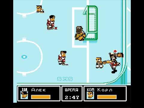 Видео: Ike Ike! Nekketsu Hockey-bu: Subete Koronde Dairantou (RUS) – серия 2. Продолжение турнира города.