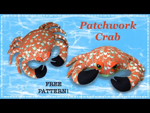 Видео: Лоскутный краб || БЕСПЛАТНЫЙ ШАБЛОН || Полное пошаговое руководство с Lisa Pay