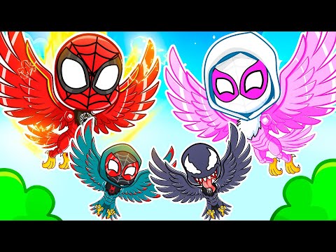 Видео: Создайте семью птиц ЖЕЛЕЗНЫХ ПАУКОВ в Roblox!