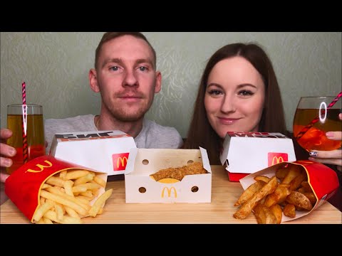 Видео: МУКБАНГ МАКДОНАЛЬДС БИГ ТЕСТИ  БИГ МАК стрипсы картофель фри  |MUKBANG McDonald'S big test big Mac