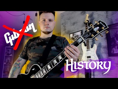 Видео: HISTORY SH-LCV LES PAUL CUSTOM ОБЗОР | И немного RAMMSTEIN