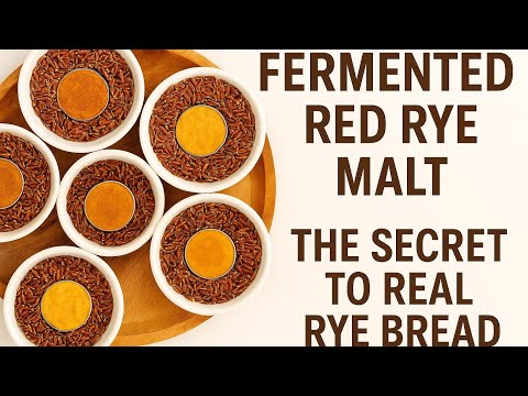 Видео: Как я готовлю ферментированный красный ржаной солод — секрет настоящего вкуса ржаного хлеба