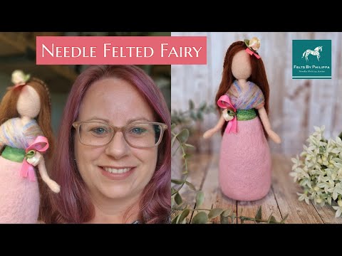 Видео: Розовые волосы! Розовая фея! Что это? Полное руководство по валянию феи