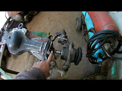 Видео: Передний ведущий мост на минитрактор