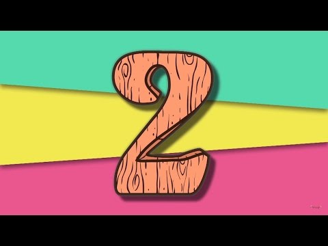 Видео: Цифра 2 (учим цифры) - ПРЕДКИ - развивающие мультфильмы для детей и малышей