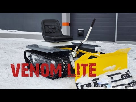 Видео: Самый маленький снегоуборщик Venom lite