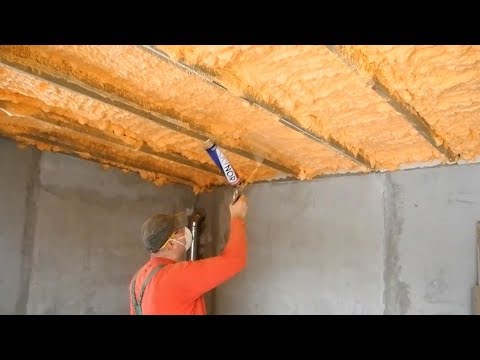 Видео: Жидкий утеплитель. Утепление потолка
