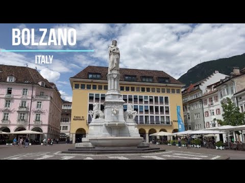 Видео: Bolzano - один день в маленьком итальянском провинциальном городе окруженном горами (Italy)
