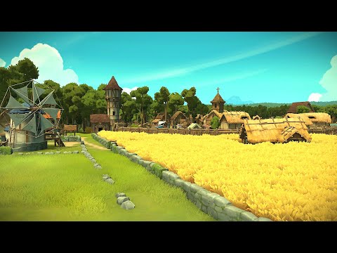 Видео: Foundation 1.0. Строим королевство. Торговля, поля и усадьба управляющего. Lordinium ep. 2