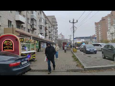 Видео: 343. г. Хабаровск. ул. Дзержинского 39 - Парк Дендрарий. 23.10.24.