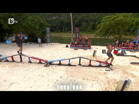 Видео: Георги и Едис в напрегната битка за племенен имунитет | "Survivor" 2023