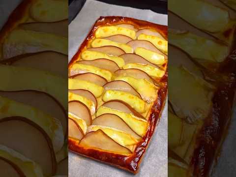 Видео: ТАРТ З СИРОМ ТА ГРУШЕЮ🧀🍐 #food #shorts