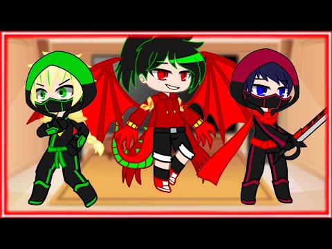 Видео: Реакция друг на друга. #gacha #гачалайф #ninjago #анимация