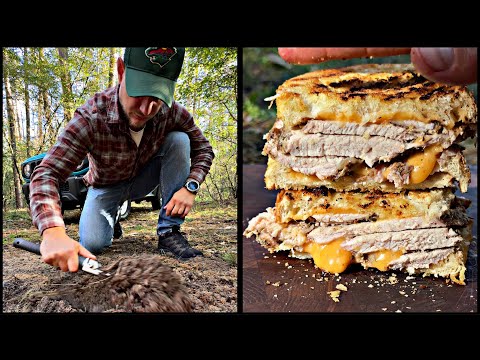 Видео: МʼЯСО ЗАПЕЧЕНЕ В ЗЕМЛІ 🔥 / ДУЖЕ СМАЧНИЙ СЕНДВІЧ 🥪 / ASMR