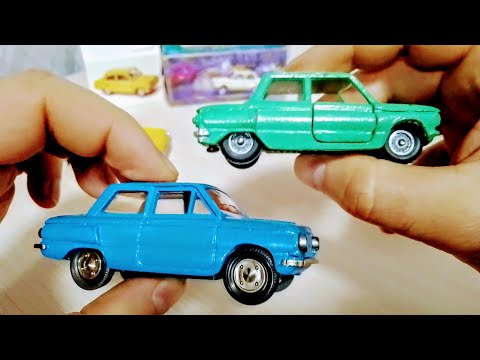 Видео: Запорожцы из СССР. Модели 1:43. Производство "Прогресс ", "Тантал" и мастерская "ААА"