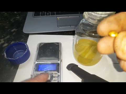 Видео: Опыт № 1, электролит золочения по новому.