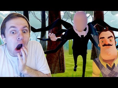 Видео: ПРИВЕТ СОСЕД мод Слендермен - Hello Neighbor mod Slenderman Forest