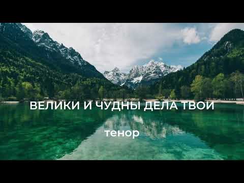 Видео: Велики и чудны дела Твои | тенор