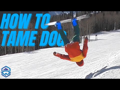 Видео: Учебник: как приручить собаку (сальто вперед) на сноуборде
