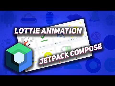 Видео: Lottie Animation в Jetpack Compose Android Studio + Kotlin