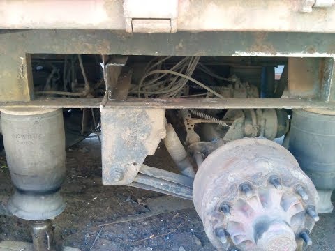 Видео: Ремонт рамы полуприцепа. d-tolik