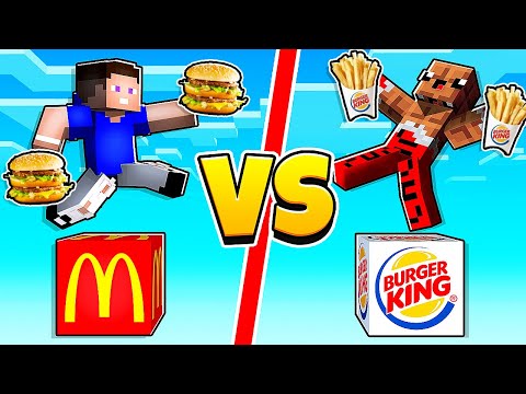 Видео: НЕРЕАЛЬНАЯ БИТВА: МАКДОНАЛЬДС ЛАКИ БЛОК vs БУРГЕР КИНГ ЛАКИБЛОК В МАЙНКРАФТ !
