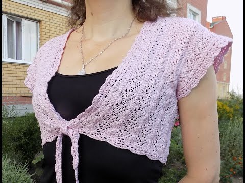 Видео: МК. Простой жилет-болеро.