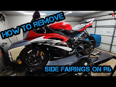 Видео: Как снять обтекатели 08 - 16 R6