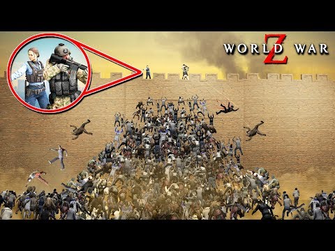 Видео: 1 МИЛЛИАРД ЗОМБИ ИДЕТ К НАМ! ОПАСНЫЙ ИЕРУСАЛИМ! УНИЧТОЖИТЬ ГИГАНТСКУЮ СТЕНУ ИЗ ЗОМБИ В WORLD WAR Z