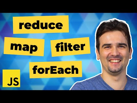 Видео: Методы массивов: map, reduce, filter, forEach | JavaScript Array Methods