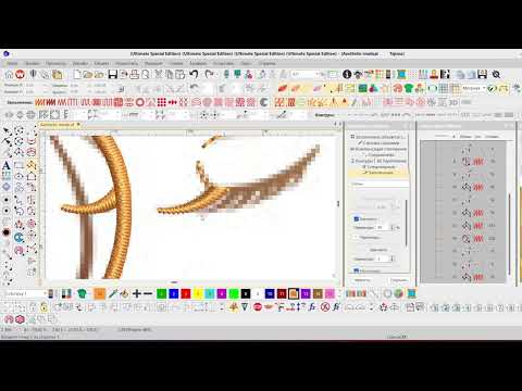 Видео: Отрисовка силуэта девушки в Wilcom / Silhouette of a Woman Digitizing in Wilcom