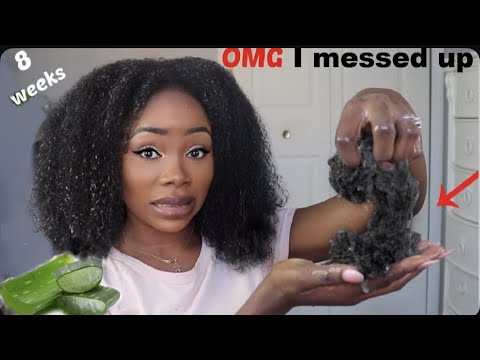 Видео: Я носила волосы заплетенными в косы в течение 6 недель после того, как нанесла на них масло алоэ ...