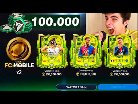 Видео: СПУСТИЛ 100.000 FC POINTS!! купил ВЕСЬ МАГАЗИН за 24 ЧАСА В FC MOBILE!!!