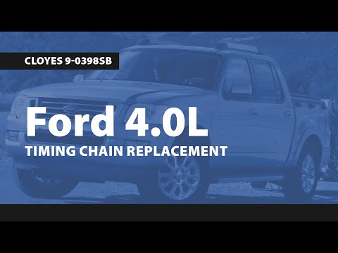 Видео: Замена цепи ГРМ Ford 4.0L, Cloyes 9-0398SB