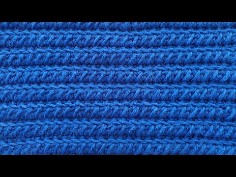 Видео: ПРОСТОЙ ПЛОТНЫЙ УЗОР КРЮЧКОМ  для снуда, пледа, коврика / Crochet Pattern