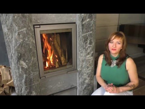 Видео: Печь Pahta F Туликиви и дымоход Шидель Kerastar в финском доме Хонка ( Honka Club )