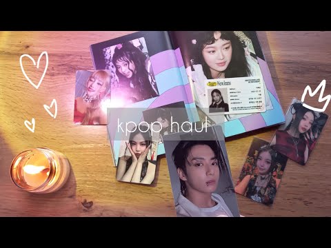 Видео: распаковка к-поп фотокарт | soojin, jungkook, minnie, hyein 🍒