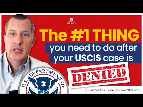Видео: Что делать в первую очередь, если USCIS отклонила ваше дело?